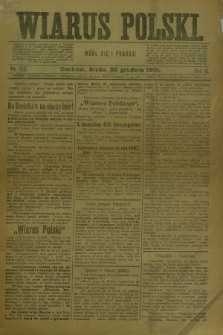 Wiarus Polski. R.11, nr 155 (25 grudnia 1901)