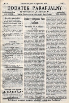 Dodatek Parafjalny do tygodnika „Niedziela” Parafji Wniebowzięcia Najświętszej Marji Panny. 1934, nr 24