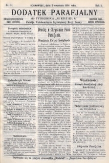 Dodatek Parafjalny do tygodnika „Niedziela” Parafji Wniebowzięcia Najświętszej Marji Panny. 1934, nr 31