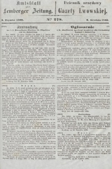 Amtsblatt zur Lemberger Zeitung = Dziennik Urzędowy do Gazety Lwowskiej. 1860, nr 278