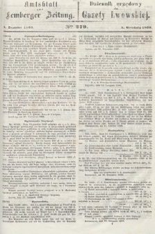 Amtsblatt zur Lemberger Zeitung = Dziennik Urzędowy do Gazety Lwowskiej. 1860, nr 279