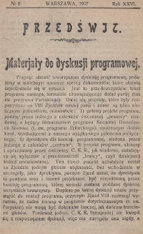 Przedświt : organ dyskusyjny Polskiej Partyi Socyalistycz. (Frakcja rewoluc.). R. 26, 1907, nr 2