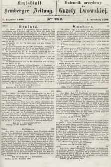 Amtsblatt zur Lemberger Zeitung = Dziennik Urzędowy do Gazety Lwowskiej. 1860, nr 282