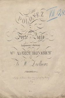 Polonez : na forte - piano komponowany i ofiarowany w-mu Aloyzemu Biernackiemu