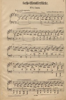 Sechs Charakterstücke : für Pianoforte : Op. 17. H. 2
