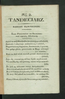 Tandeciarz. [1831], Ner 2 ([1 lutego])