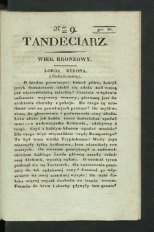 Tandeciarz. [1831], Ner 9 ([1 września])