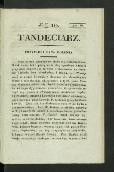 Tandeciarz. [1831], Ner 10 ([1 października])