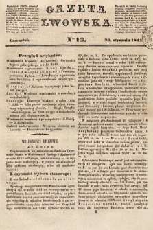 Gazeta Lwowska. 1845, nr 13