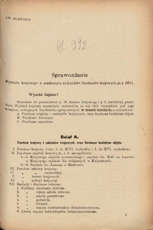 [Kadencja IX, sesja I, al. 992] Alegata do Sprawozdań Stenograficznych z Pierwszej Sesyi Dziewiątego Peryodu Sejmu Krajowego Królestwa Galicyi i Lodomeryi z Wielkiem Księstwem Krakowskiem z roku 1913. Alegat 992