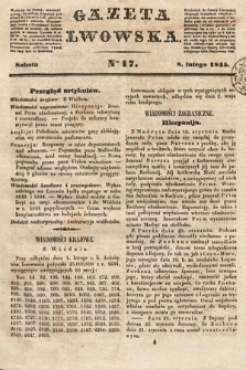 Gazeta Lwowska. 1845, nr 17