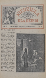 Niedziela dla Dzieci. 1933, nr 2