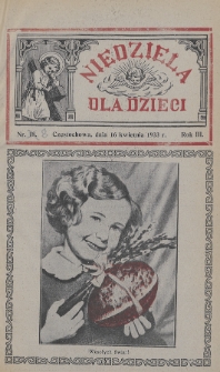 Niedziela dla Dzieci. 1933, nr 8