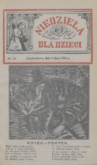 Niedziela dla Dzieci. 1933, nr 14