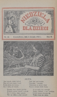 Niedziela dla Dzieci. 1933, nr 16