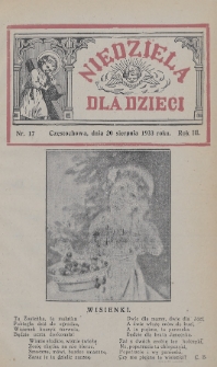 Niedziela dla Dzieci. 1933, nr 17