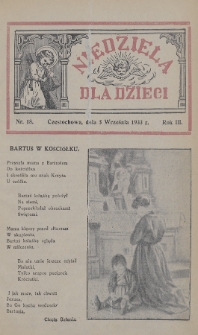 Niedziela dla Dzieci. 1933, nr 18
