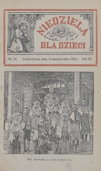 Niedziela dla Dzieci. 1933, nr 21
