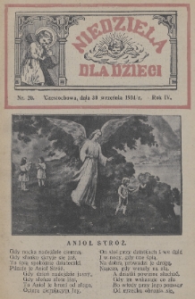 Niedziela dla Dzieci. 1934, nr 20