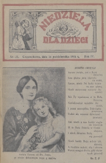 Niedziela dla Dzieci. 1934, nr 21