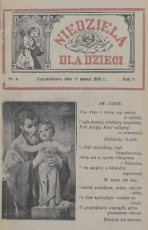 Niedziela dla Dzieci. 1935, nr 6