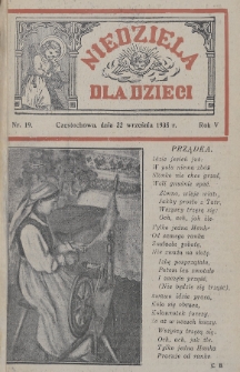 Niedziela dla Dzieci. 1935, nr 19