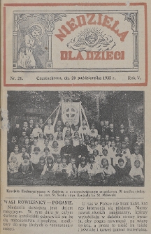 Niedziela dla Dzieci. 1935, nr 21