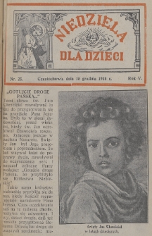 Niedziela dla Dzieci. 1935, nr 25
