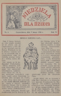 Niedziela dla Dzieci. 1936, nr 3
