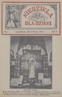 Niedziela dla Dzieci. 1936, nr 4