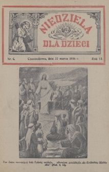 Niedziela dla Dzieci. 1936, nr 6