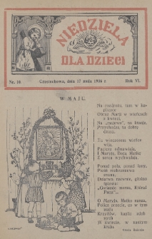 Niedziela dla Dzieci. 1936, nr 10