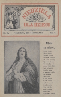 Niedziela dla Dzieci. 1936, nr 16
