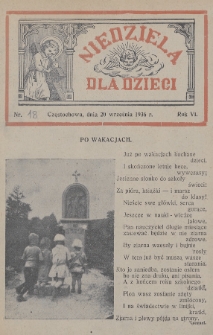 Niedziela dla Dzieci. 1936, nr 18