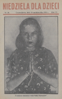 Niedziela dla Dzieci. 1936, nr 20