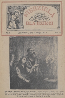 Niedziela dla Dzieci. 1937, nr 4