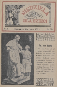 Niedziela dla Dzieci. 1937, nr 5