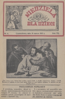 Niedziela dla Dzieci. 1937, nr 6