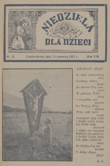 Niedziela dla Dzieci. 1937, nr 12