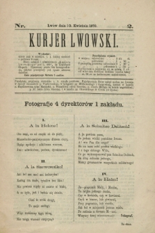Kurjer Lwowski. 1870, nr 2 (10 kwietnia)