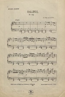 Halling No. 2 : Op. 47 No. 4