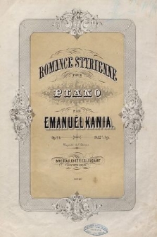Romance styrienne : pour piano : op. 24