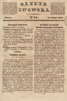 Gazeta Lwowska. 1845, nr 24