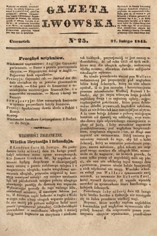 Gazeta Lwowska. 1845, nr 25