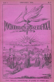 Pochodnia Seraficka : Organ Jubileuszowy. R.1, № 9 (grudzień 1926)