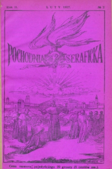 Pochodnia Seraficka : Organ Jubileuszowy. R.2, nr 2 (luty 1927)