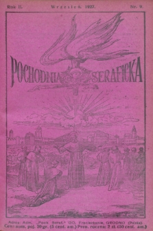 Pochodnia Seraficka : Organ Jubileuszowy. R.2, nr 9 (wrzesień 1927)