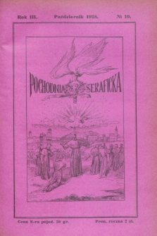 Pochodnia Seraficka. R.3, № 10 (październik 1928)