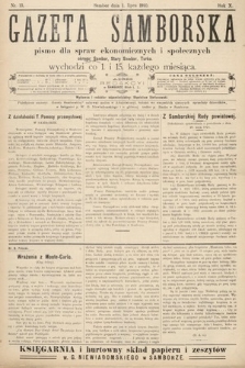 Gazeta Samborska : pismo poświęcone sprawom ekonomicznym i społecznym okręgu: Sambor, Stary Sambor, Turka. 1910, nr 13