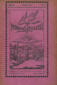 Pochodnia Seraficka : Organ III Zakonu i Stow. Franciszk. Krucjaty Misyjnej. R.11, nr 1 (styczeń 1936)